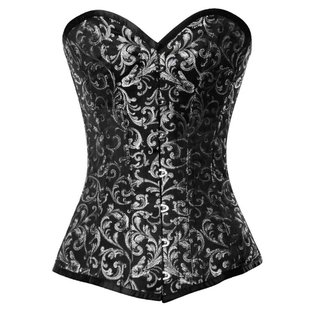 Attitude Corsets Attitude Corsets Lamiadon Overbust Korset Zilverkl